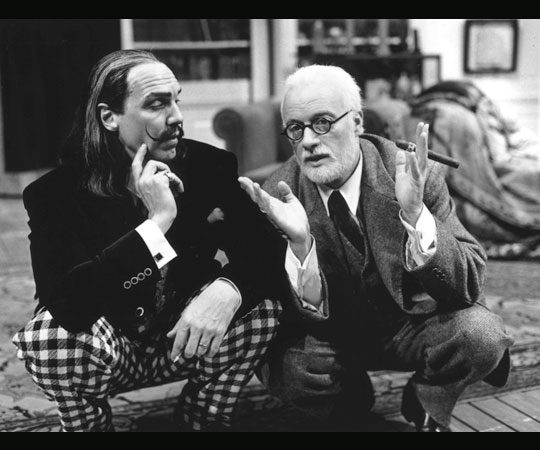 Salvador Dali and Sigmund Freud